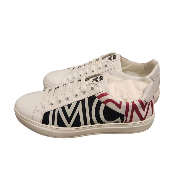 MCM white Logo sneakers size US 9 IT 42 - Picture 8 of 12